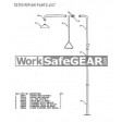 Pratt Free Standing Emergency Safety Shower (SE253)