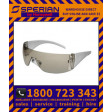 W103 Womens Eyewear Clear Frame I_O Silver Mirror Lens Hard Coat Safety Glasses