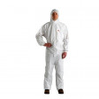 L Protective Coverall White + Blue with Blue Breathable Back Panel 3M (4540+)