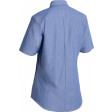 Bisley Womens Chambray Short Sleeve Shirt Blue