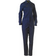 Bisley Womens Cotton Drill Coverall Navy