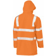 Bisley Taped Hi Vis Rail Wet Weather Jacket Orange