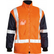 Orange/Navy Bisley 5 in 1 Rain Jacket (BK6975)