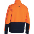 Bisley Hi Vis Fleece Pullover Orange/Navy