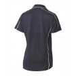 Bisley Womens Cool Mesh Polo Shirt Charcoal