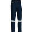Bisley 3M Taped Rough Rider Denim Jeans Blue (BP6050T-BTWB) Size 94L