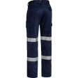 Bisley 3M Double Taped Cotton Drill Cargo Pant Navy