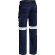 Bisley 3M Taped Cool Vented Lightweight Cargo Pant Navy