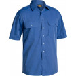 Bisley Metro Short Sleeve Shirt BLUE (BS1031-BBYD) L