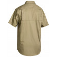 Bisley Cool Lightweight Drill Short Sleeve Shirt Khaki