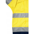 Bisley 3M Taped Hi Vis X Airflow Ripstop Long Sleeve Shirt Yellow/Navy