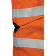 Bisley Tencate Tecasafe Plus 700 Taped 2 Tone Hi Vis FR Vented Long Sleeve Shirt Orange/Navy