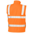 Bisley Taped Hi Vis Rail Wet Weather Vest Orange