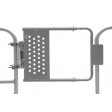 16"-26" GREY POWDER COAT Adjustable Self Closing Safety Gate (SG1626ZC1P1S)
