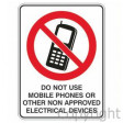 DO NOT USE MOBILE PHONES Metal