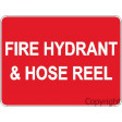 FIRE HYDRANT & HOSE REEL 225x300mm Poly