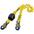 3M DBI SLAL Force2 Shock Absorbing Lanyards Webbing Single Tail Elasticated 2.0m overall length