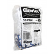 TGC (10 Pairs) Glovlet Cotton-Blend Fingerless Reusable Gloves M