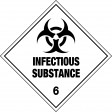 270x270mm - Magnetic - Infectious Substance 6 (HLTM106.2MAG)