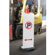 1215x300mm, Corflute Bollard Sign - No Parking (Sign Only) (PBC05)