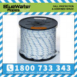 BlueWater Rapline++ 11.2mm x White/Blue (sold per metre)