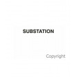 SUBSTATION 25mm / 50mm H Black Vinyl Text