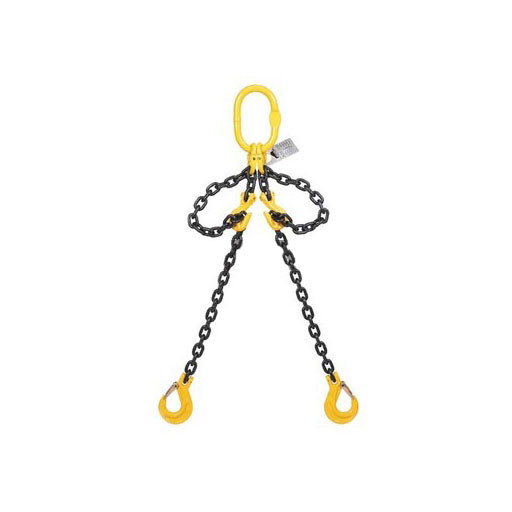10mm Double Leg Chain Sling (Clevis Sling Hook) 1m to 9m