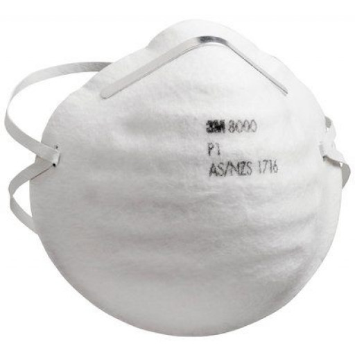 (Case of 8 boxes) 3M P1 Cupped Particulate Respirator (8000) 