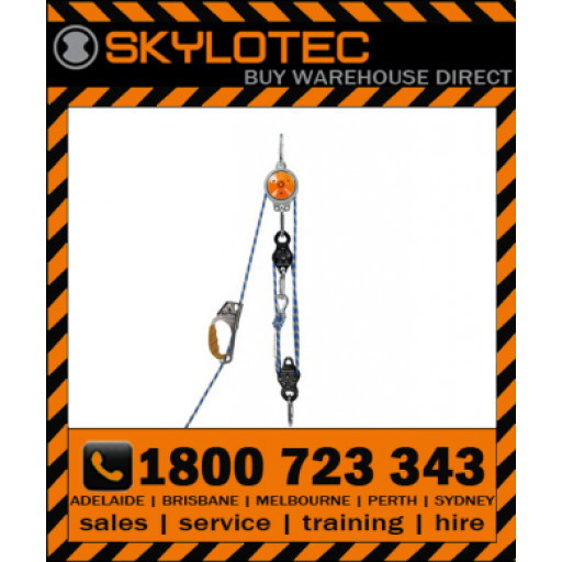 Skylotec Safety Roll II 41 - Abseilling & rescue device ideal for use off the Tripod. 41 ratio (A-001-4)