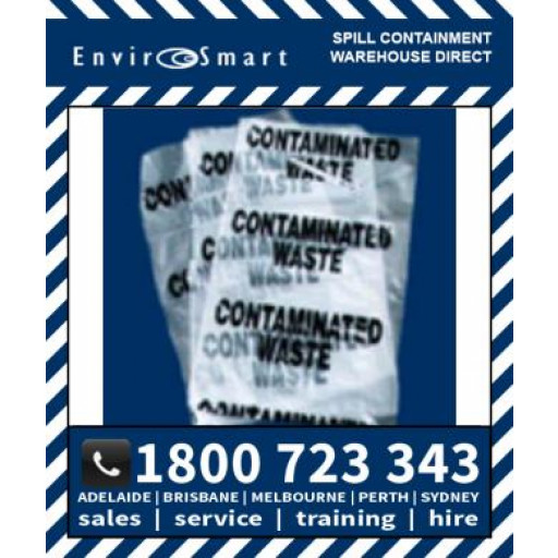 EnviroSmart (Pack 10) SpillSmart Contaminated Waste Bags (WB)