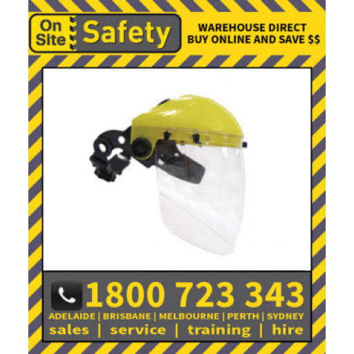 On Site Safety 0SS3 Brow Guard with 2mm Clear Shield