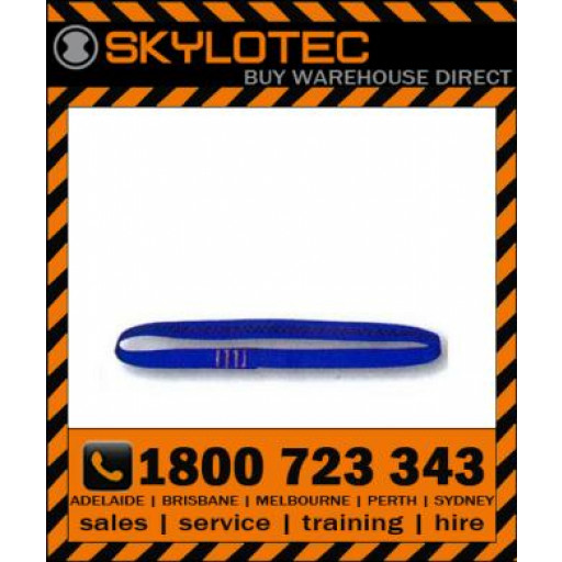 Skylotec attachment sling loop  26 kN - Top stitched BLUE hose strap 25mm wide (L-0008-2) 2m length