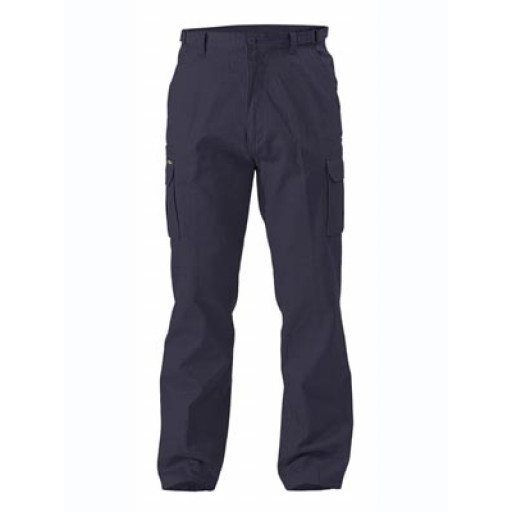 87S NAVY Bisley Workwear 8 Pocket Mens Cargo Pant (BPC6007)