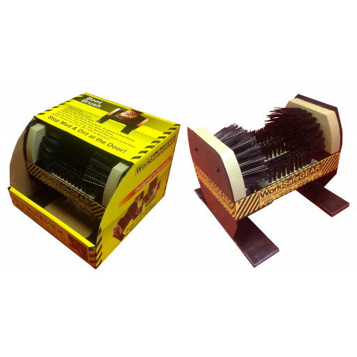 Boot Brush Heavy Duty Mud and Dirt Scraper - 3 Sided Boot Cleaner