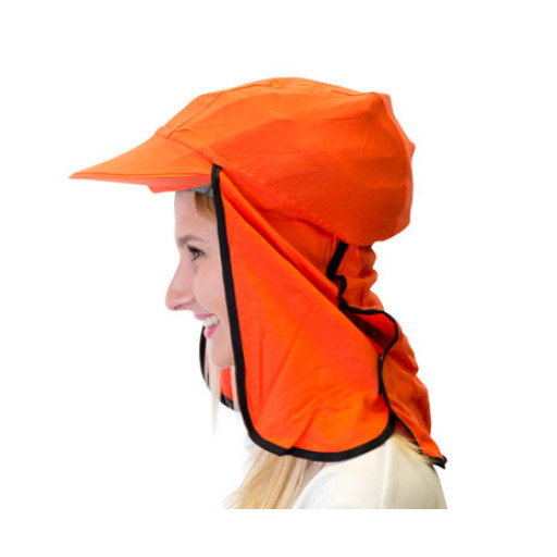Uveto ORANGE 100% Cotton Gobi Over Hat Helmet Add-on