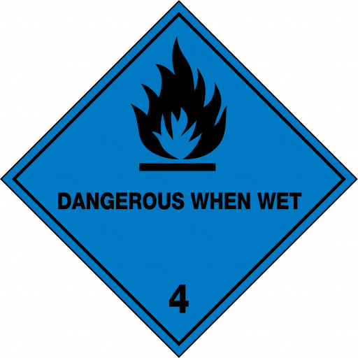 270x270mm - Metal - Dangerous When Wet 4 (HLTM104.3M)