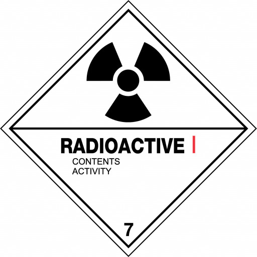 270x270mm - Self Adhesive - Radioactive I (HLTM107.1A)
