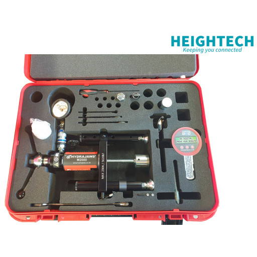 Hydrajaws M2000 Scaffold Tie Tester Kit with 0-25kN Analogue DS Gauge (200-014)