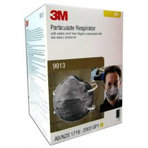 3M GP1 Particulate, Nuisance Vapours & Odours Respirator (9913) Pk-15