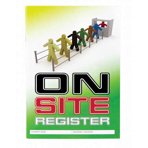 On Site Register Logbook - A4 Size (LB102)