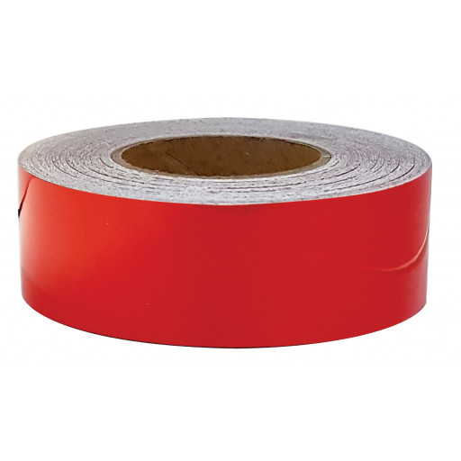 50mm x 45.7mtr - Class 2 Reflective Tape - Red (RT3R)