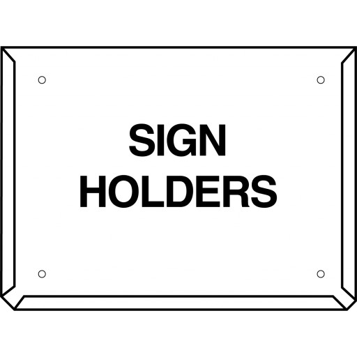 270x270mm Metal Hazchem Sign Placard Holder (SH1)
