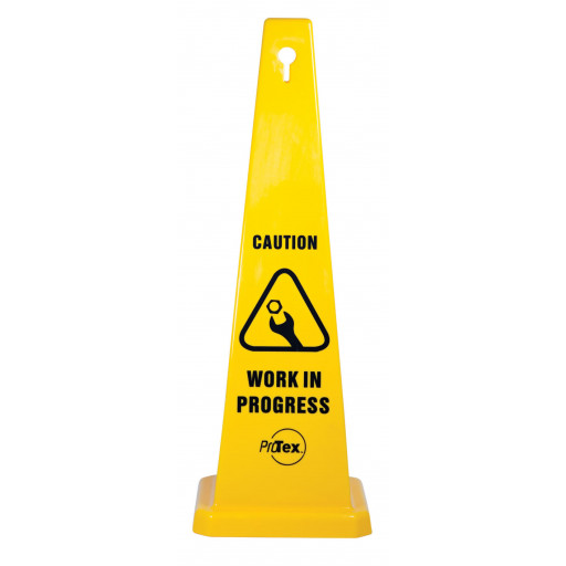 890mm Safety Cone - Caution Work In Progress (STC06)