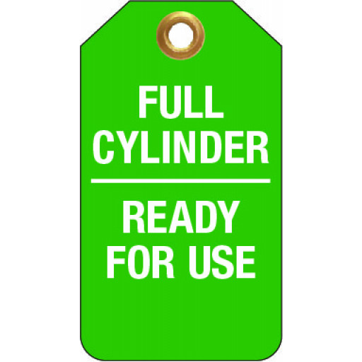 75x160mm - Tear Proof Tags - Pkt of 25 - Full Cylinder Ready For Use (TDT250TP)