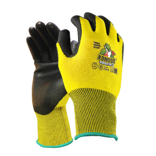 TGC KOMODO Vigilant Touch Screen Cut 3 Reusable Gloves XL