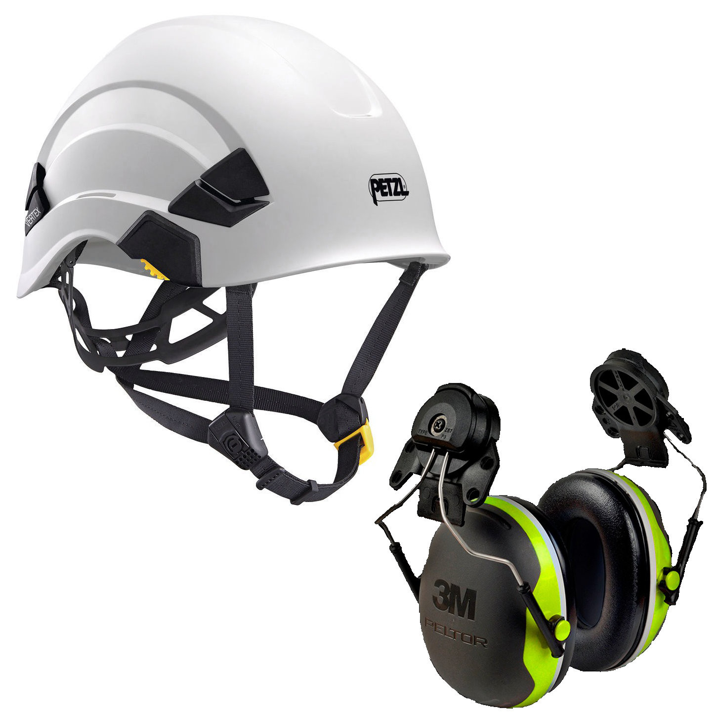 Purchase Petzl VERTEX WHITE Helmet (A010AA00)  3M Earmffs X4P3G/E AS/NZ  1801 Compliant online today. Best PPE and safety products in Australia.