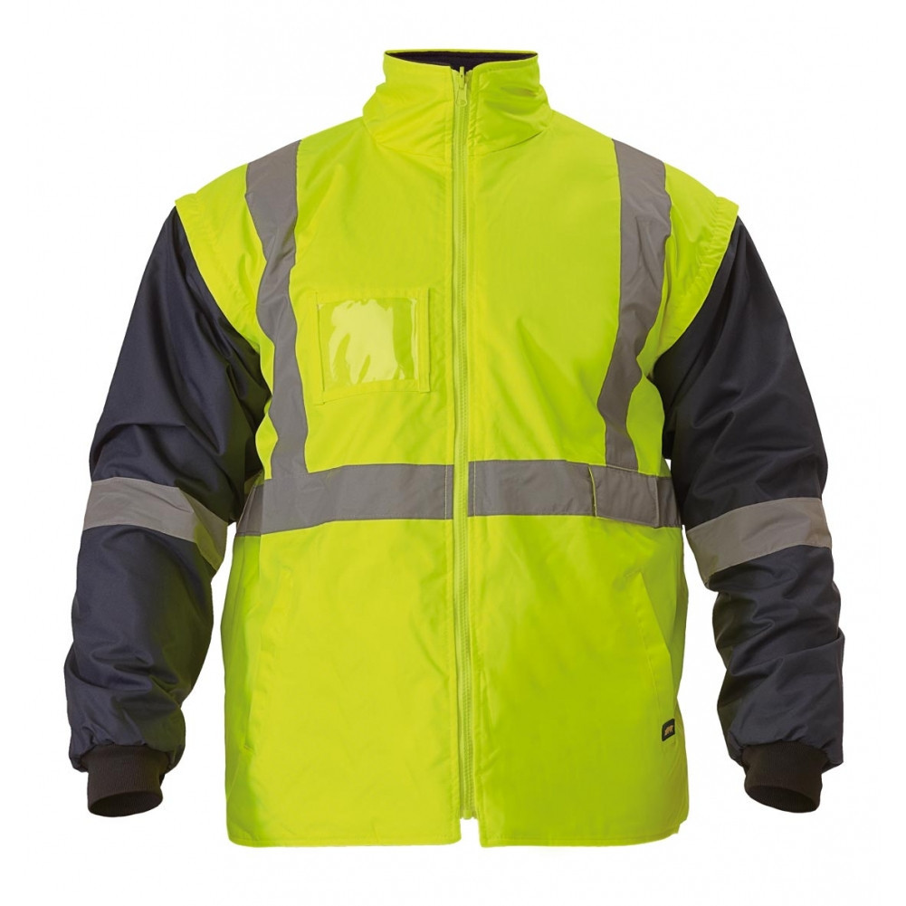 Purchase Bisley 5 In 1 Hi Vis Safety Rain Jacket (BK6975) online today ...