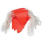 ProChoice Orange PVC Flag Bunting. Day Use. ORANGE Flags 30m (BUN30)