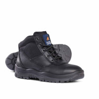 Mongrel BLACK Lace Up Boot Steel Toe (260020)