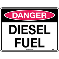 300x225mm - Metal - Danger Diesel Fuel (269MM)